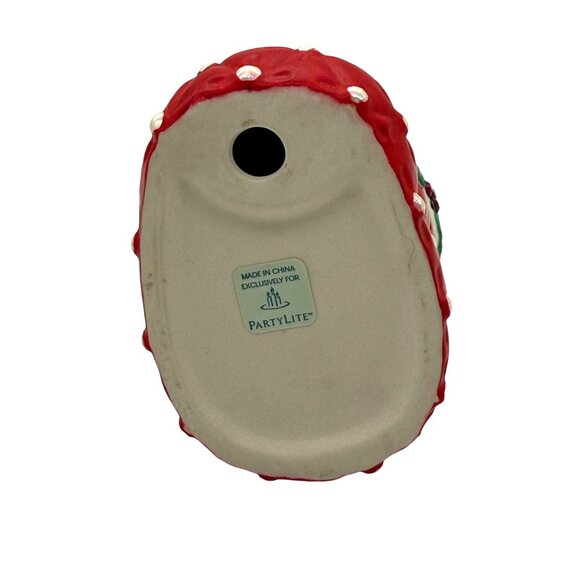 PartyLite Christmas Teddy Bear Hinged Gift Box Stocking Toys Trinket Keepsake - Picture 6 of 10